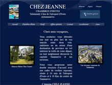 Tablet Screenshot of chezjeanne.net